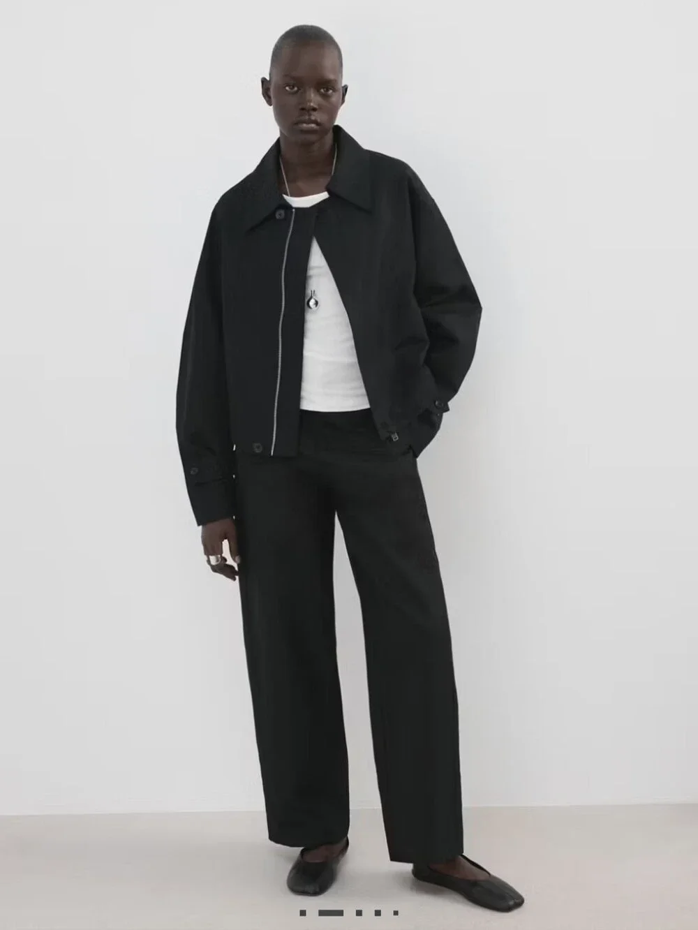 Mango Barrel Cotton Trousers- 6